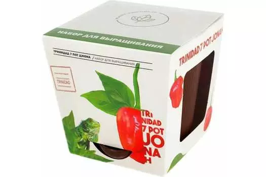 Набор для выращивания растений "Plant Republic", "Перец острый Тринидад 7 Пот Джона"