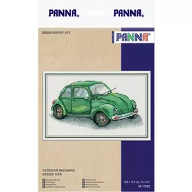 Набор для вышивания PANNA "Зеленая машина"