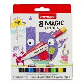 Набор фломастеров Bruynzeel "Magic" 8 шт