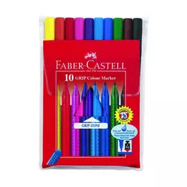 Набор фломастеров Faber-castell "Grip" 10 цв