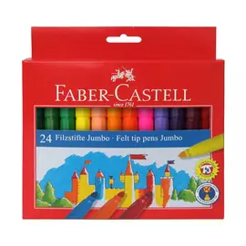 Набор фломастеров Faber-castell "Jumbo" 24 шт в картонной коробке