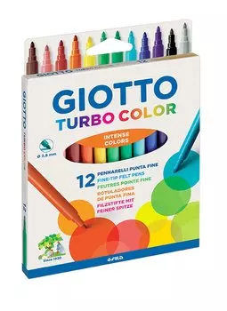 Набор фломастеров Fila "Giotto Turbo Advansed" 12 цв