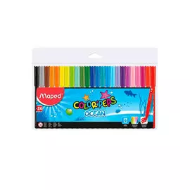 Набор фломастеров Maped "Color peps" Ocean 24 цв