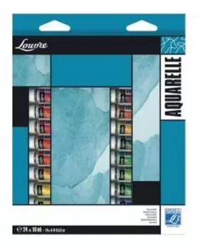 Набор акварели Lefranc&amp;Bourgeois "Louvre" 24 цв*10 мл в тубах