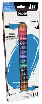 Набор акварели Pebeo "Studio Aquarelle" 18 цв* 12 мл