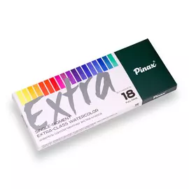 Набор акварели Pinax EXTRA 18 кювет