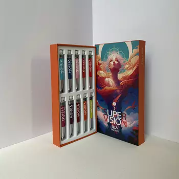 Набор акварели Super Vision "FALLIntO" 10 цв*8 мл туба в картонной коробке