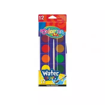 Набор акварели Colorino 12 цветов