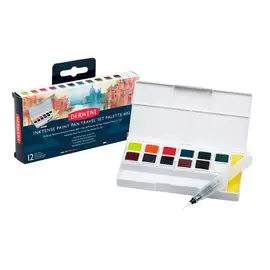 Набор чернильных блоков Derwent "Inktense" 12 цв в пластиковой коробке