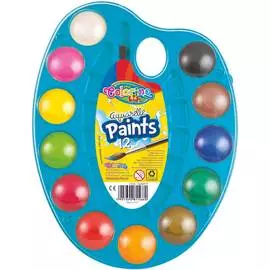 Набор акварели Colorino "Palette" на палитре 12 цветов