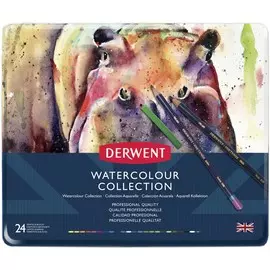 Набор для акварели Derwent "Watercolor Collection" 24 шт в метал кор