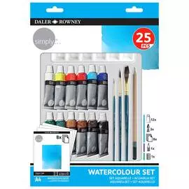 Набор акварели Daler-Rowney "Simply" 25 шт