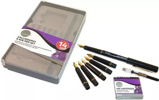 Набор для каллиграфии Daler-Rowney "Simply" 14 предметов