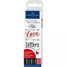 Набор для леттеринга Faber-Castell "Валентин" 4 шт
