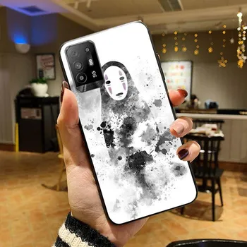 Funda Унесенные призраками без лица человек Хаку Чихару чехол для телефона для OPPO A74 A94 A3S A5S A9 A12 A15 A15S A52 A53S A72 A73 A91 5G Чехлы OPPO A3S