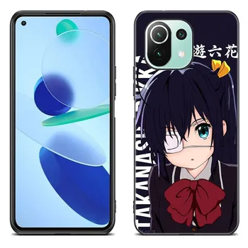 Чехол для телефона с аниме Takanashi Rikka для Xiaomi Mi 11 Lite NE 11i 10T 11T Pro A2 A3 Lite POCO F3 M3 M4 C31 X3 Pro NFC GT, черный чехол Xiaomi POCO X3 Pro