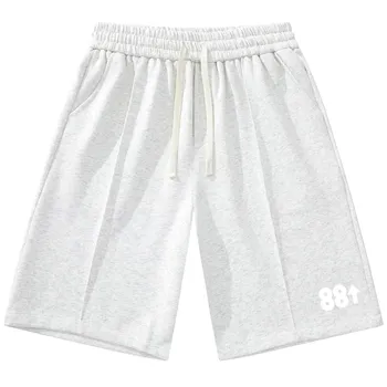 Повседневные шорты унисекс 88rising, Heather White Gray