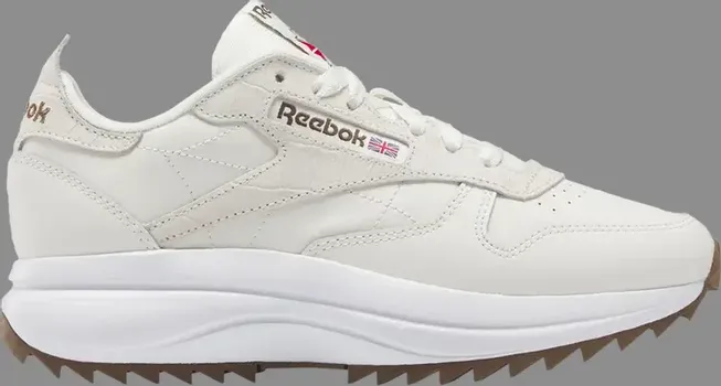Кроссовки wmns classic leather sp extra 'animal print - chalk white' Reebok, пломбир