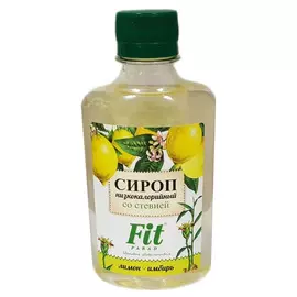 Сироп Fit Parad лимон, имбирь 0,25 л