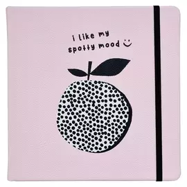 Скетчбук Be Smart Mood гранат с резинкой 17x17 см 64 л