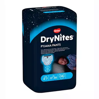 HUGGIES Подгузники трусики Drynites 4-7 лет 10.0