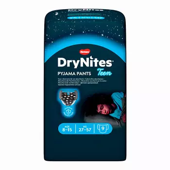 HUGGIES Подгузники трусики Drynites 8-15 лет 9.0