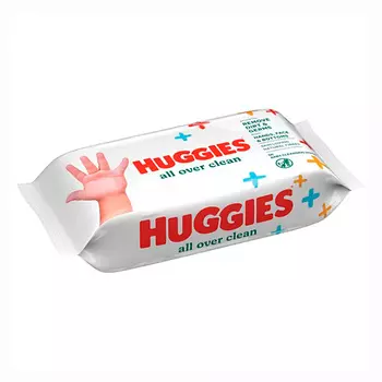 HUGGIES Влажные салфетки All over clean 56.0
