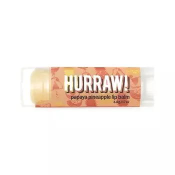 HURRAW! Бальзам для губ Папайя, ананас Papaya Pineapple Lip Balm