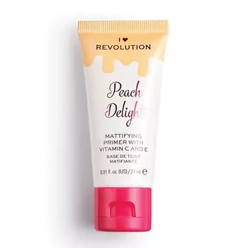 I HEART REVOLUTION Праймер матирующий Peach Delight Mattifying Primer With Vitamin C And E
