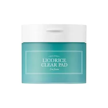 I'M FROM Успокаивающие тонер-пэды с 87% экстракта солодки Licorice Clear Pad 60.0