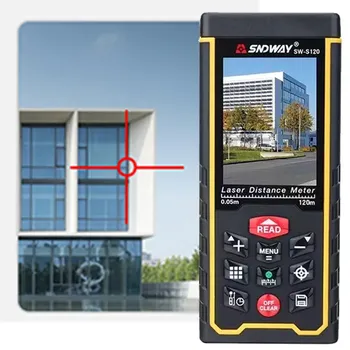 Дальномер цифровой лазерный SNDWAY, 120 м, SW-S120