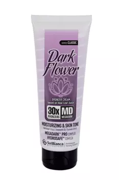 Крем-автозагар Solbianca Dark Flower с маслом амаранта/экстракт красного винограда/куркумы, 125 мл
