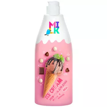 Крем-гель MILK д/душа молоко/шоколад, 800 мл