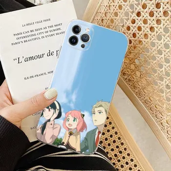 Мягкий силиконовый чехол для телефона SPYFAMILY для iphone 14 13 12 11 Pro Mini XS MAX 8 7 6 Plus X XS XR 6plus or 6s plus