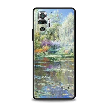 Чехол для телефона Claude Monet Art для Xiaomi Redmi Note 13 12 5G 9S 9 8 10 11 Pro 4G 9T 13C 12C 10C 9C 9A 7 Pro Мягкий силиконовый чехол Redmi Note 10Pro