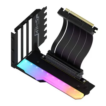 Вертикальный держатель видеокарты Поддержка графического процессора PCI-E 4 16X Riser Расширительный кабель Корпус компьютера Корпус для видео