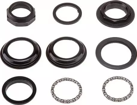 Рулевая колонка Neco FP-H805BK 1-1/8" резьбовая полуинтегрированная (черный)