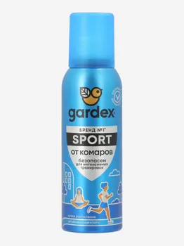 Аэрозоль от насекомых Gardex Sport, 100 мл, Синий