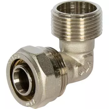 Угол комбинированный 90° Valtec 1"x26 мм НР латунь VTM.353