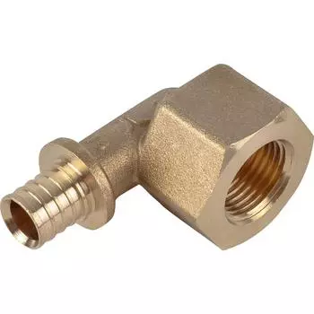 Угол комбинированный 90° Pro Aqua 1/2"x16 мм ВР латунь AX3501612