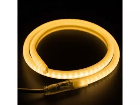 Гибкий Неон LED SMD 12х12 мм, форма - D, тёплый белый, 120 LED/м, бухта 100м