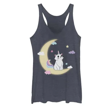 Майка с рисунком Caticorn Cloudy Moon для юниоров