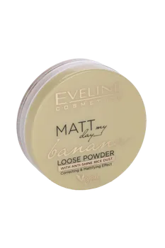 Пудра EVELINE matt my day loose powder матирующая д/фиксации макияжа оттенка banana 6 г