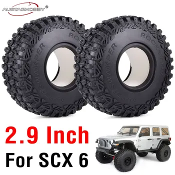Austar радиоуправляемые шины с поролоновой вставкой, колесные шины для Axial SCX6 1/6, радиоуправляемая гусеничная шина 2,9 дюйма