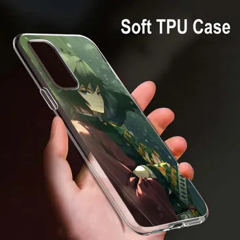 Demon Slayer Tomioka Giyuu для OPPO Reno7 SE 6 5 ZF 4G 5G Find X2 X3 Neo Lite Pro Plus прозрачный мягкий чехол для телефона Coque OPPO Find X2 Neo