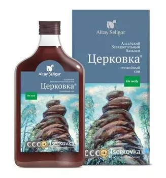 Бальзам на меду "Церковка", 250 мл., Алтай Селигор