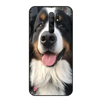 Redmi 9 Бернский зенненхунд, черный чехол Soft Prime Art за полцены для мобильного телефона Redmi 9, защитный чехол для телефона Redmi 9