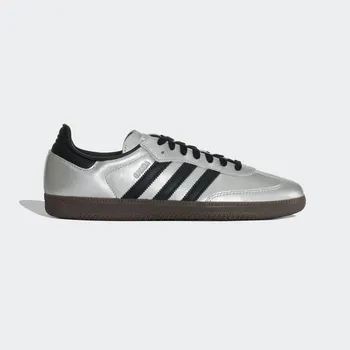 Кроссовки Adidas SAMBA OG, цвет Silver Metallic/Black/Gum