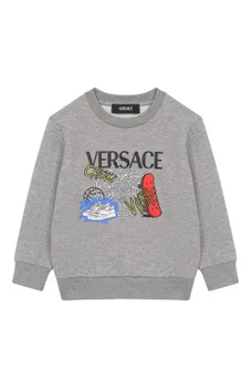 Хлопковый свитшот Versace