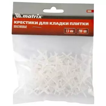 Крестики, 1.5 мм, для кладки плитки, 200 шт